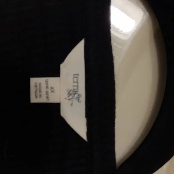 Terra & Sky Charcoal V-Neck Top - Picture 4 of 5